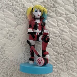 Gaming Harley Quinn Cable Guy phone and controller holder